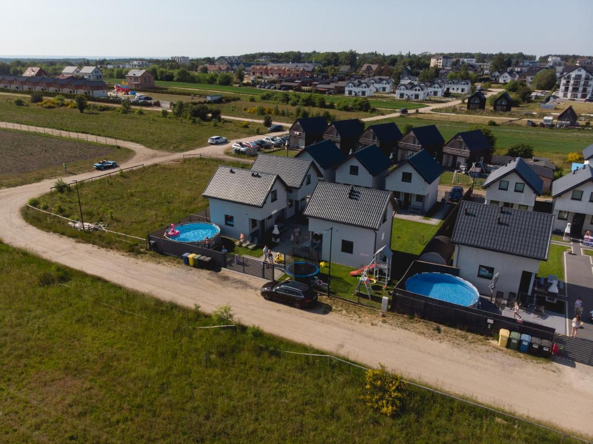 Domki Rajski Wypoczynek Z Basenem Jastrzębia Góra Dış mekan fotoğraf